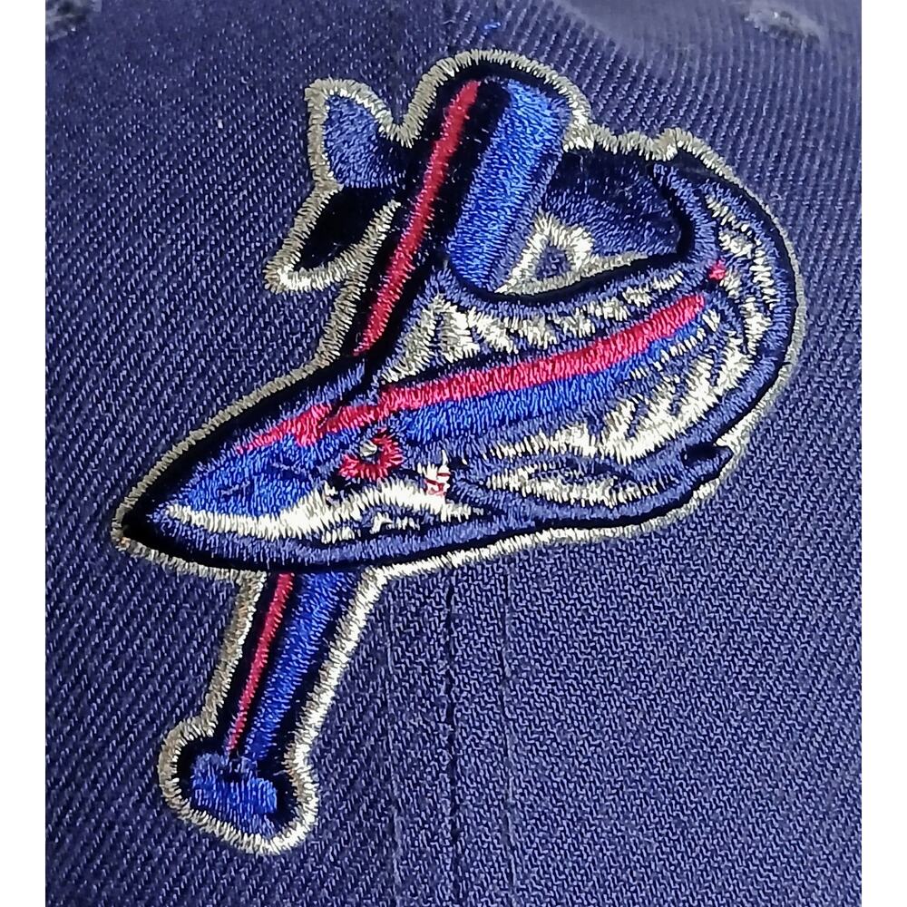New Era Pensacola Blue Wahoos Fitted Baseball Cap Size 8 MiLB